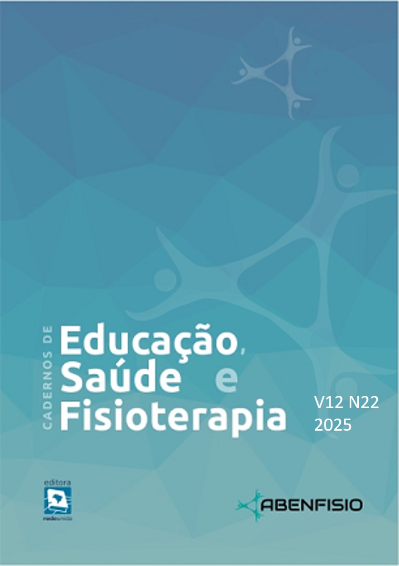 					Visualizar v. 12 n. 22 (2025): Cadernos de Educação, Saúde e Fisioterapia
				