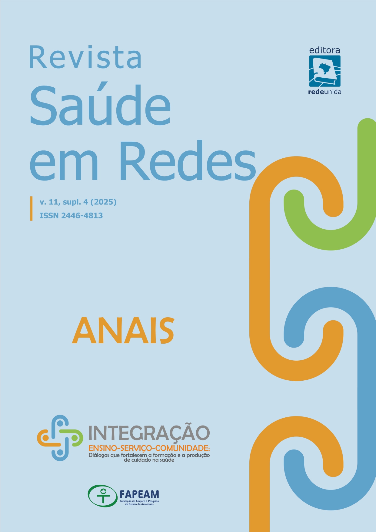Visualizar v. 11 n. sup4 (2025): Anais do I Seminário de Integração Ensino-Serviço-Comunidade: “Diálogos que fortalecem a formação e a produção de cuidado na saúde”